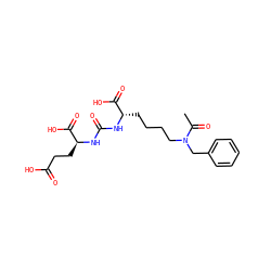 CC(=O)N(CCCC[C@H](NC(=O)N[C@@H](CCC(=O)O)C(=O)O)C(=O)O)Cc1ccccc1 ZINC000299840667
