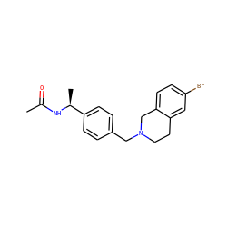 CC(=O)N[C@@H](C)c1ccc(CN2CCc3cc(Br)ccc3C2)cc1 ZINC001772614023