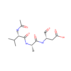 CC(=O)N[C@H](C(=O)N[C@@H](C)C(=O)N[C@H](C=O)CC(=O)O)C(C)C ZINC000002567649