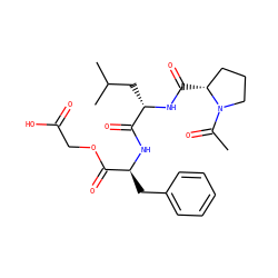CC(=O)N1CCC[C@H]1C(=O)N[C@@H](CC(C)C)C(=O)N[C@@H](Cc1ccccc1)C(=O)OCC(=O)O ZINC000095558561