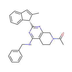 CC(=O)N1CCc2c(nc([C@H]3C(C)=Cc4ccccc43)nc2NCc2ccccc2)C1 ZINC000261178878