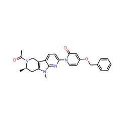 CC(=O)N1Cc2c(n(C)c3nc(-n4ccc(OCc5ccccc5)cc4=O)ccc23)C[C@H]1C ZINC000168753136