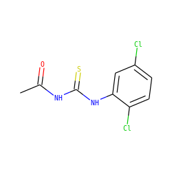 CC(=O)NC(=S)Nc1cc(Cl)ccc1Cl ZINC000001480415
