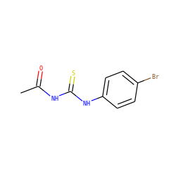 CC(=O)NC(=S)Nc1ccc(Br)cc1 ZINC000000615319