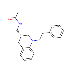 CC(=O)NC[C@H]1Cc2ccccc2N(CCc2ccccc2)C1 ZINC001772637142
