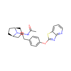 CC(=O)NC1C[C@@H]2CC[C@H](C1)N2CCc1ccc(Oc2nc3ncccc3s2)cc1 ZINC000095562098