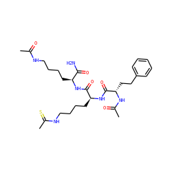 CC(=O)NCCCC[C@H](NC(=O)[C@H](CCCCNC(C)=S)NC(=O)[C@H](CCc1ccccc1)NC(C)=O)C(N)=O ZINC000473104280