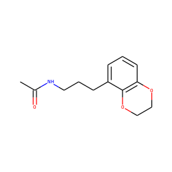 CC(=O)NCCCc1cccc2c1OCCO2 ZINC000013781779