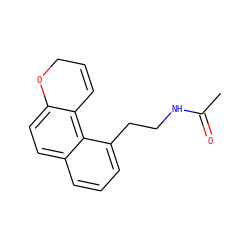 CC(=O)NCCc1cccc2ccc3c(c12)C=CCO3 ZINC000000020591
