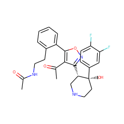 CC(=O)NCCc1ccccc1-c1onc([C@H]2CNCC[C@]2(O)c2ccc(F)c(F)c2)c1C(C)=O ZINC000084616310