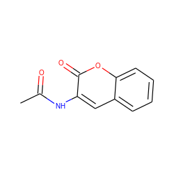 CC(=O)Nc1cc2ccccc2oc1=O ZINC000000067488