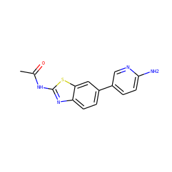 CC(=O)Nc1nc2ccc(-c3ccc(N)nc3)cc2s1 ZINC000096283500