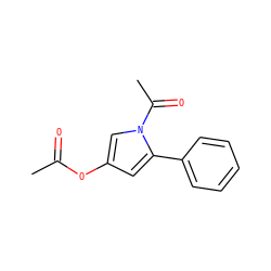 CC(=O)Oc1cc(-c2ccccc2)n(C(C)=O)c1 ZINC000022047074