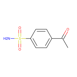 CC(=O)c1ccc(S(N)(=O)=O)cc1 ZINC000001995304