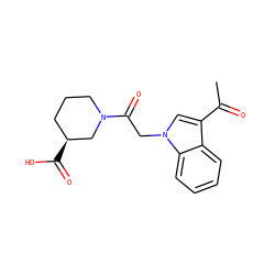 CC(=O)c1cn(CC(=O)N2CCC[C@H](C(=O)O)C2)c2ccccc12 ZINC000036365331