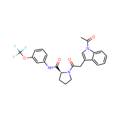 CC(=O)n1cc(CC(=O)N2CCC[C@H]2C(=O)Nc2cccc(OC(F)(F)F)c2)c2ccccc21 ZINC000219204971
