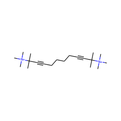 CC(C)(C#CCCCCC#CC(C)(C)[N+](C)(C)C)[N+](C)(C)C ZINC000001813690