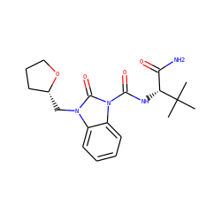 CC(C)(C)[C@H](NC(=O)n1c(=O)n(C[C@@H]2CCCO2)c2ccccc21)C(N)=O ZINC000040976403