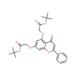 CC(C)(C)OC(=O)COc1cc(OCC(=O)OC(C)(C)C)c2c(=O)cc(-c3ccccc3)oc2c1 ZINC000002956681