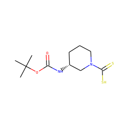 CC(C)(C)OC(=O)N[C@@H]1CCCN(C(=S)S)C1 ZINC001772576529