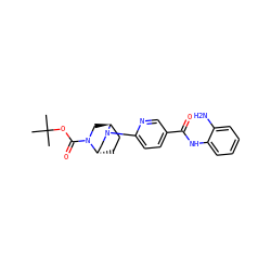 CC(C)(C)OC(=O)N1C[C@H]2CC[C@H]1CN2c1ccc(C(=O)Nc2ccccc2N)cn1 ZINC000100071133