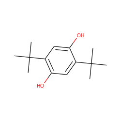 CC(C)(C)c1cc(O)c(C(C)(C)C)cc1O ZINC000000056404