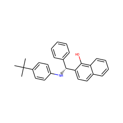 CC(C)(C)c1ccc(N[C@H](c2ccccc2)c2ccc3ccccc3c2O)cc1 ZINC000653786101