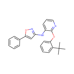 CC(C)(C)c1ccccc1Oc1ncccc1Nc1cc(-c2ccccc2)on1 ZINC000096271725