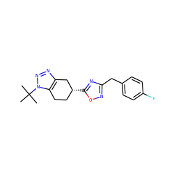 CC(C)(C)n1nnc2c1CC[C@@H](c1nc(Cc3ccc(F)cc3)no1)C2 ZINC000653751509