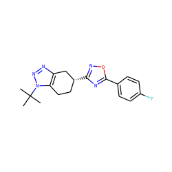 CC(C)(C)n1nnc2c1CC[C@@H](c1noc(-c3ccc(F)cc3)n1)C2 ZINC000653757371
