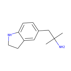 CC(C)(N)Cc1ccc2c(c1)CCN2 ZINC000029212989