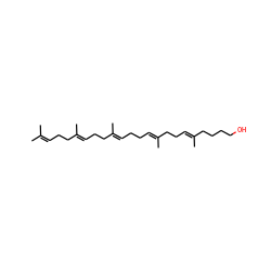 CC(C)=CCC/C(C)=C/CC/C(C)=C/CC/C=C(\C)CC/C=C(\C)CCCCO ZINC000029409875