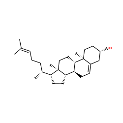 CC(C)=CCC[C@@H](C)[C@H]1CC[C@H]2[C@@H]3CC=C4C[C@@H](O)CC[C@]4(C)[C@H]3CC[C@@]21C ZINC000003876073