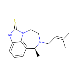 CC(C)=CCN1CCn2c(=S)[nH]c3cccc(c32)[C@@H]1C ZINC000026259443