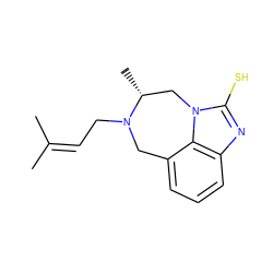 CC(C)=CCN1Cc2cccc3nc(S)n(c23)C[C@H]1C ZINC000005503482