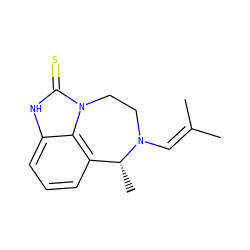 CC(C)=CN1CCn2c(=S)[nH]c3cccc(c32)[C@H]1C ZINC000102322361