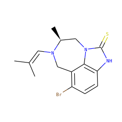 CC(C)=CN1Cc2c(Br)ccc3[nH]c(=S)n(c23)C[C@@H]1C ZINC000101673736