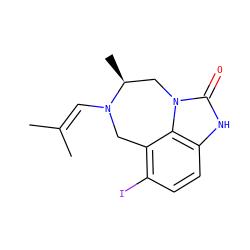 CC(C)=CN1Cc2c(I)ccc3[nH]c(=O)n(c23)C[C@@H]1C ZINC000101630659