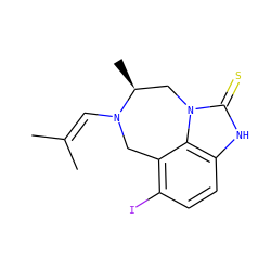 CC(C)=CN1Cc2c(I)ccc3[nH]c(=S)n(c23)C[C@@H]1C ZINC000101702047