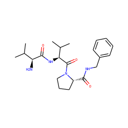 CC(C)[C@H](N)C(=O)N[C@H](C(=O)N1CCC[C@H]1C(=O)NCc1ccccc1)C(C)C ZINC000014951869