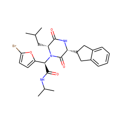 CC(C)C[C@@H]1C(=O)N[C@H](C2Cc3ccccc3C2)C(=O)N1[C@@H](C(=O)NC(C)C)c1ccc(Br)o1 ZINC000029130513