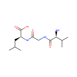CC(C)C[C@H](NC(=O)CNC(=O)[C@@H](N)C(C)C)C(=O)O ZINC000013524108