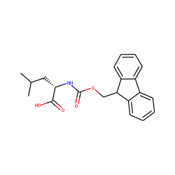 CC(C)C[C@H](NC(=O)OCC1c2ccccc2-c2ccccc21)C(=O)O ZINC000082067500
