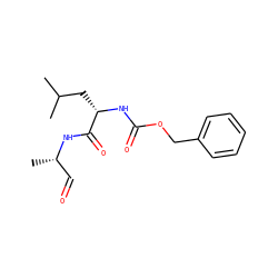 CC(C)C[C@H](NC(=O)OCc1ccccc1)C(=O)N[C@@H](C)C=O ZINC000027619078