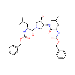 CC(C)C[C@H](NC(=O)OCc1ccccc1)C(=O)N[C@@H]1CN(C(=O)[C@H](CC(C)C)NC(=O)OCc2ccccc2)C[C@H]1O ZINC000015281101