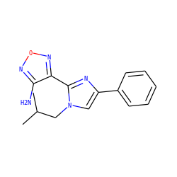 CC(C)Cn1cc(-c2ccccc2)nc1-c1nonc1N ZINC000049089380