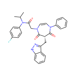 CC(C)N(C(=O)CN1C=CN(c2ccccc2)C(=O)[C@H](Cc2n[nH]c3ccccc23)C1=O)c1ccc(F)cc1 ZINC000045358332