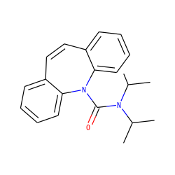 CC(C)N(C(=O)N1c2ccccc2C=Cc2ccccc21)C(C)C ZINC000103231493