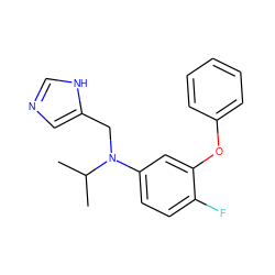 CC(C)N(Cc1cnc[nH]1)c1ccc(F)c(Oc2ccccc2)c1 ZINC000096177536