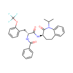 CC(C)N1C(=O)[C@H](NC(=O)[C@@H](Cc2ccccc2OC(F)(F)F)NC(=O)c2ccccc2)CCc2ccccc21 ZINC000028958043